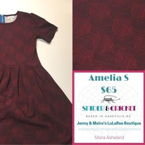 LuLaRoe Small BNWT Amelia, Blue and red